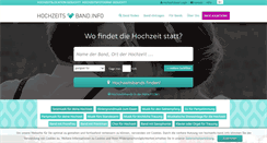 Desktop Screenshot of hochzeits-band.info