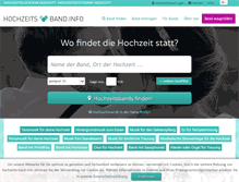 Tablet Screenshot of hochzeits-band.info
